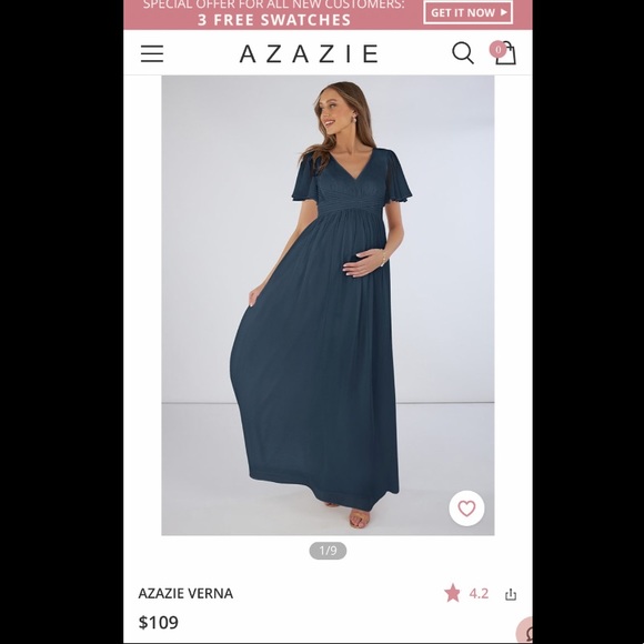 Azazie Dresses & Skirts - Azazie Maternity Bridesmaid Dress